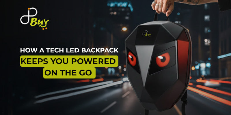 How a Tech LED Backpack Keeps You Powered On the Go