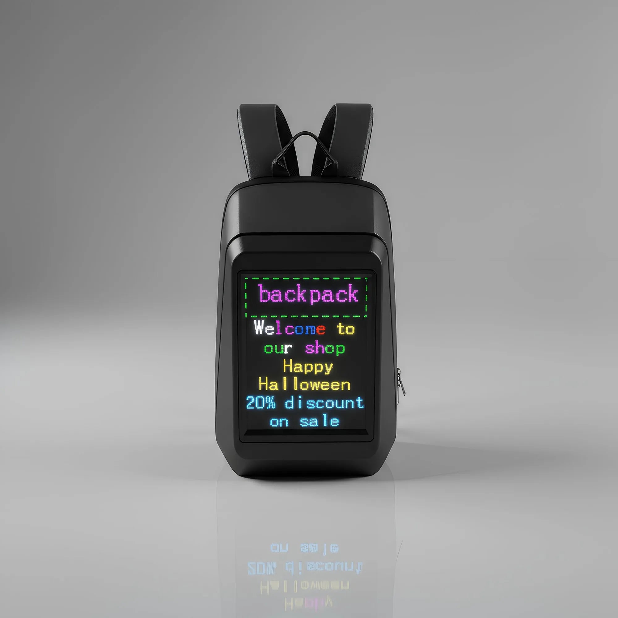 حقيبة ظهر LED محمولة | ابقَ آمنًا وأنيقًا في كل مكان