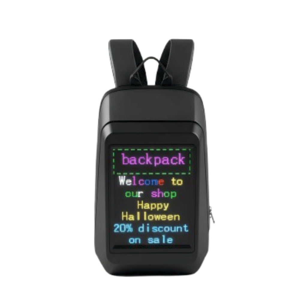 حقيبة ظهر LED محمولة | ابقَ آمنًا وأنيقًا في كل مكان