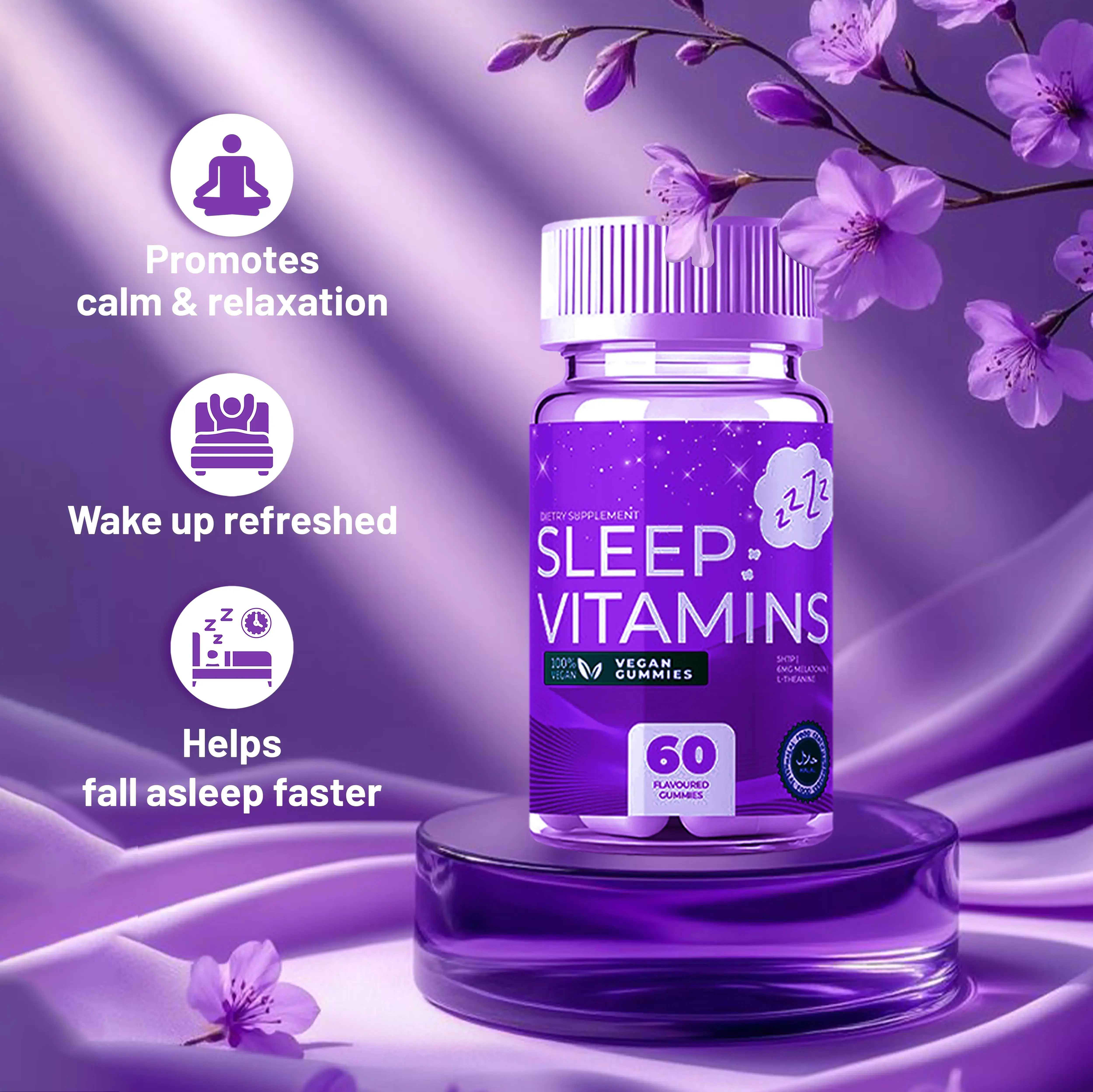 استيقظ مرتاحًا وهادئًا مع علكات فيتامينات النو